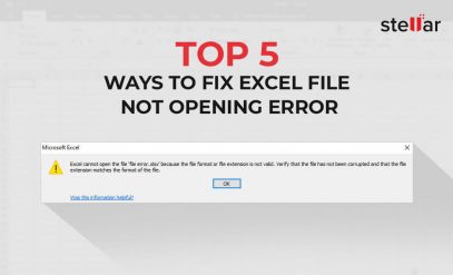 top ways to fix excel file not opening error