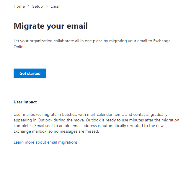 migrate email sbs2011 microsoft 365