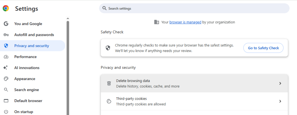 Privacy and Security
