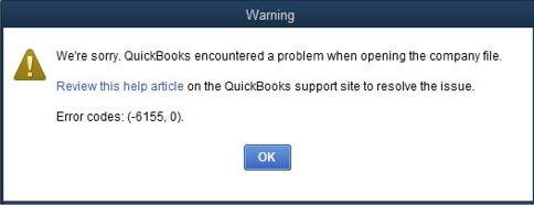 quickbooks error 6155
