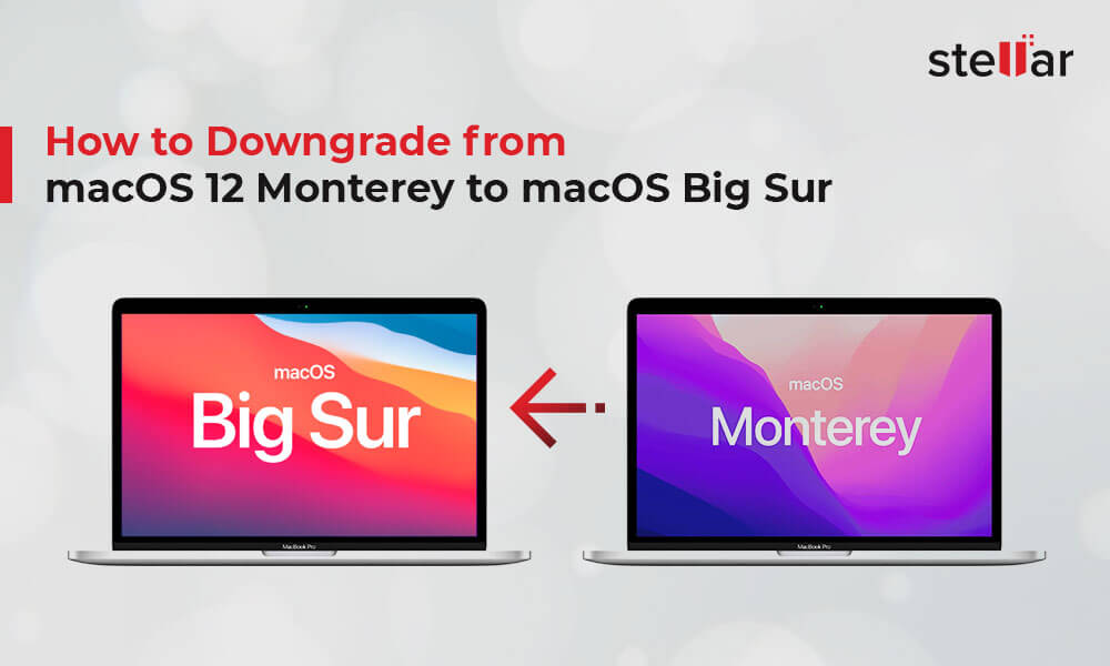 downgrade mac os big sur