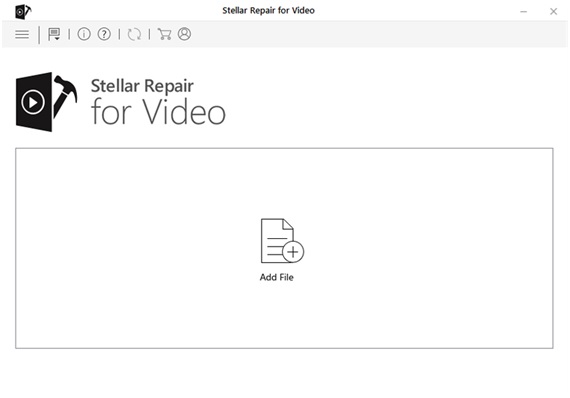 launch Stellar Repair for Video and add the files to be repaired