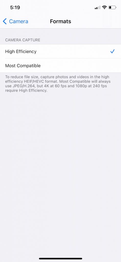 Convert HEIC into JPG on your iPhone