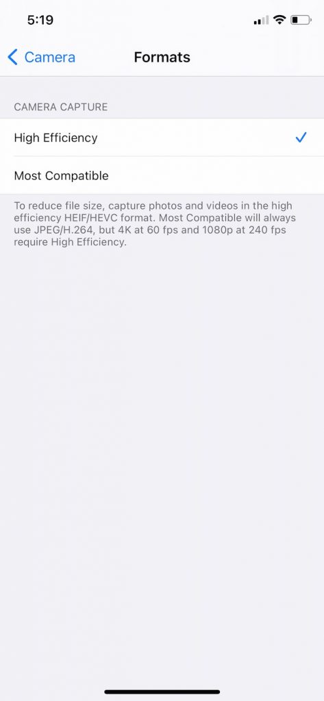 Convert HEIC into JPG on your iPhone