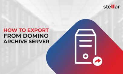 How to export from Domino archive server