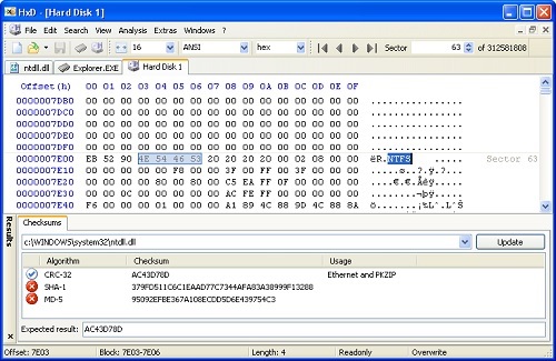 Fix broken video file header with a hexadecimal editor