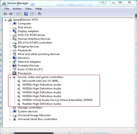  Image - Disable and Enables sound drivers to ensure the audio component is working fine 