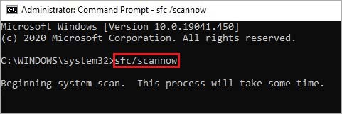 SFC scannow