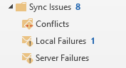 sync issues outlook