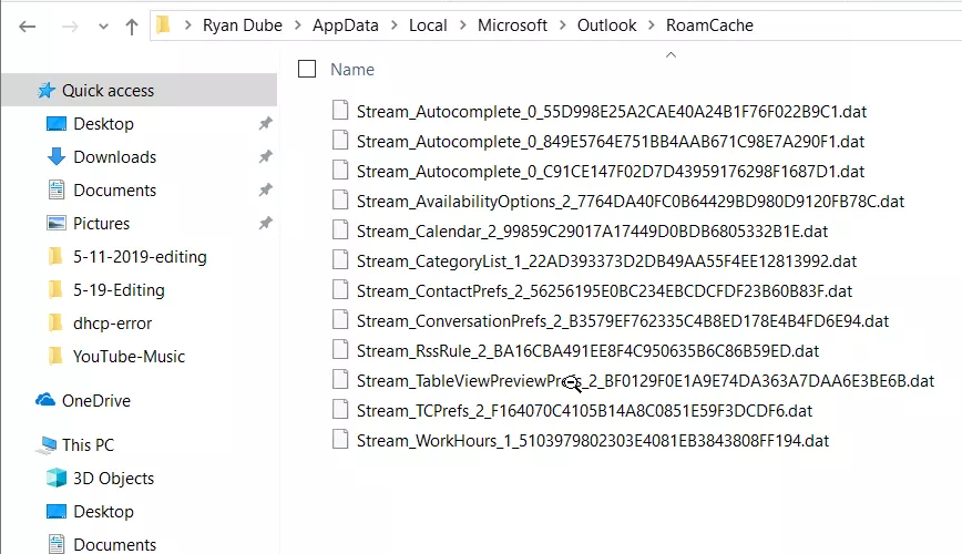 delete files from RoamCache