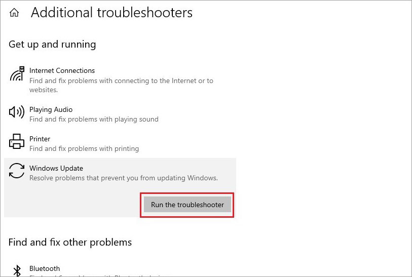Additional-troubleshooter