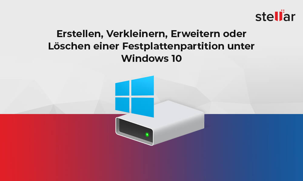 Erstellen, Verkleinern, Erweitern oder Löschen einer Festplattenpartition unter Windows 10