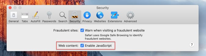 Enable JavaScript