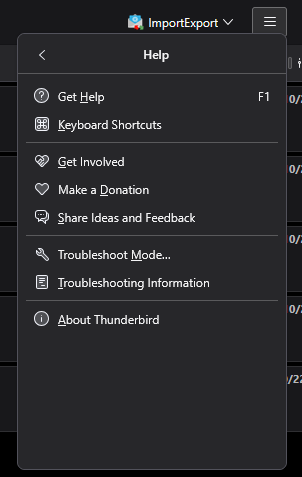 click on Troubleshooting information