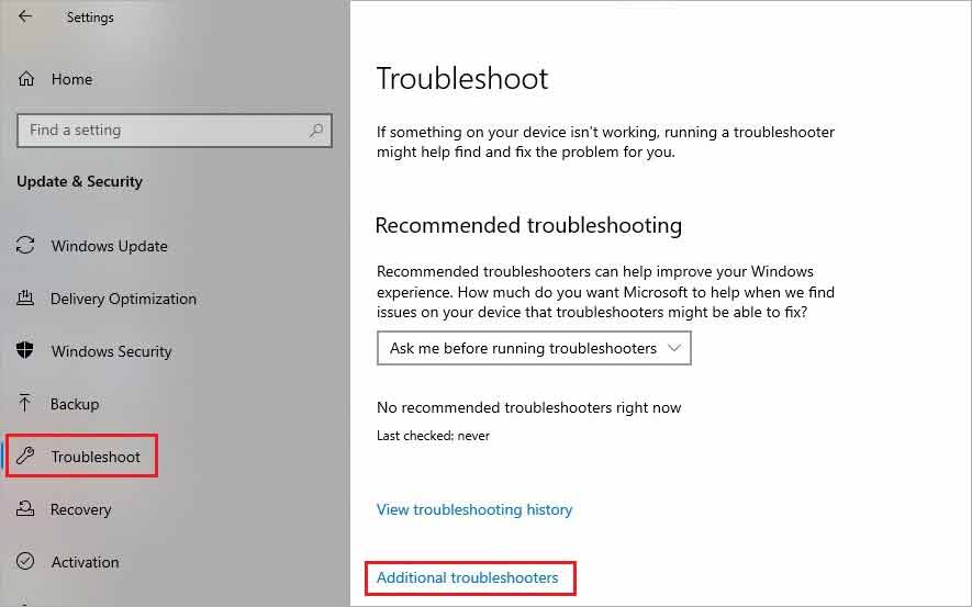 Troubleshoot-Additional-Troubleshoot