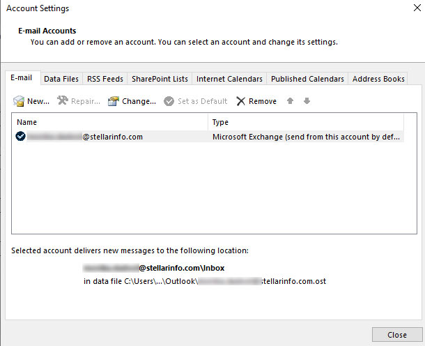 change account settings