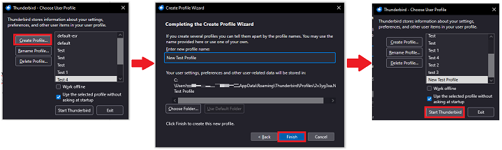 create a new profile