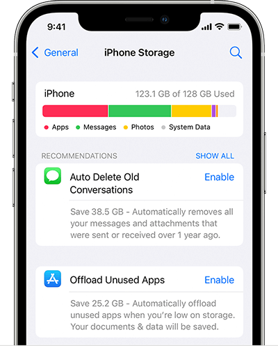 offload unused apps on iphone