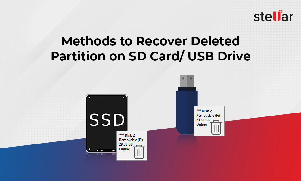Deleted Partition Recovery on SD Card/ USB Drive