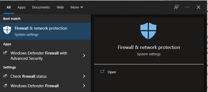 fireewall & network protection