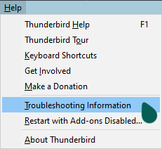 troubleshooting information