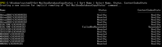 Checking the Indexing Status