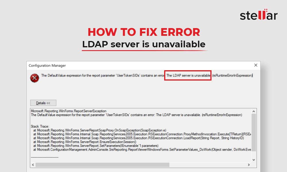 How to Fix Error – LDAP Server is Unavailable?
