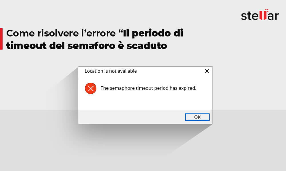 Come risolvere l’errore “Il periodo di timeout del semaforo è scaduto