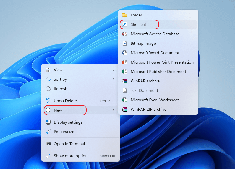 Right-click-on-desktop-click-new-shortcut