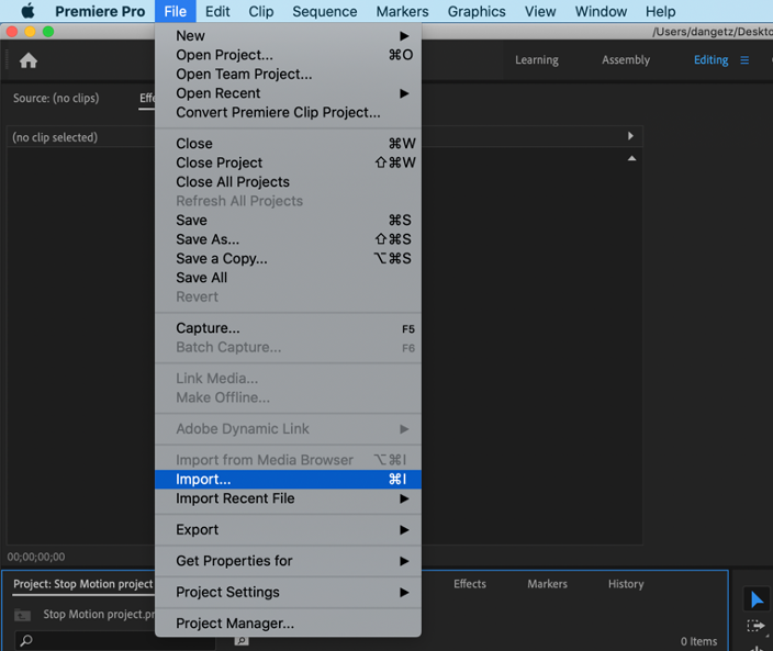 open DVD Video_TS files in Adobe Premiere Pro