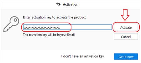 Enter-activation-key-and-click-activate