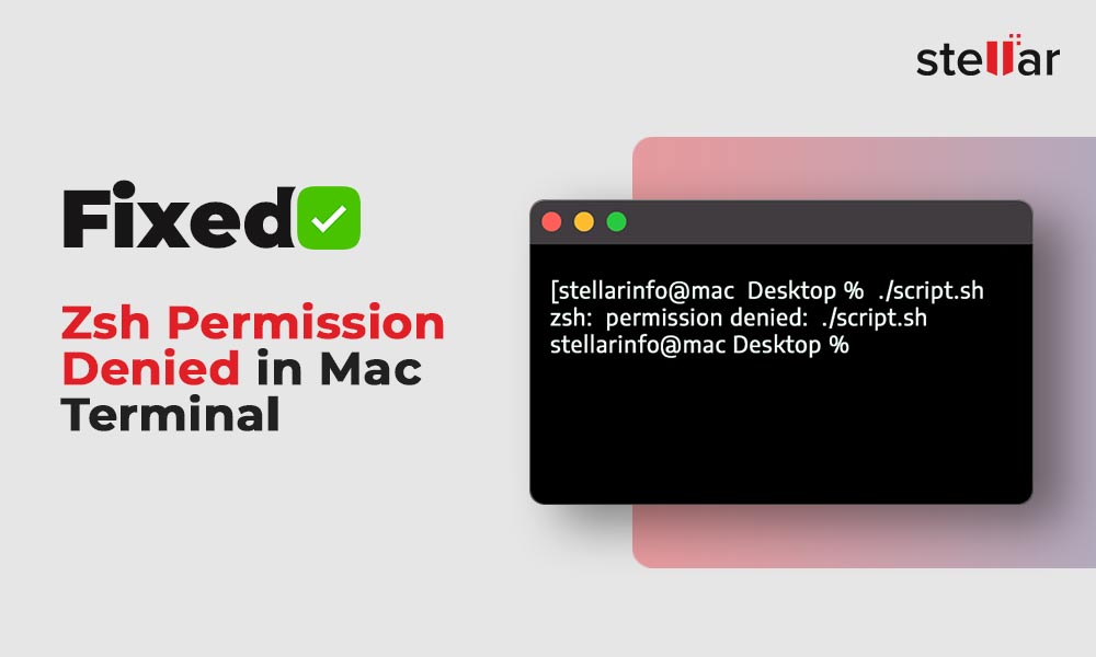4 ways to fix zsh permission denied in mac terminal