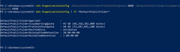 How to Fix Error Public Folder Size Exceeds Target Quota Exception?