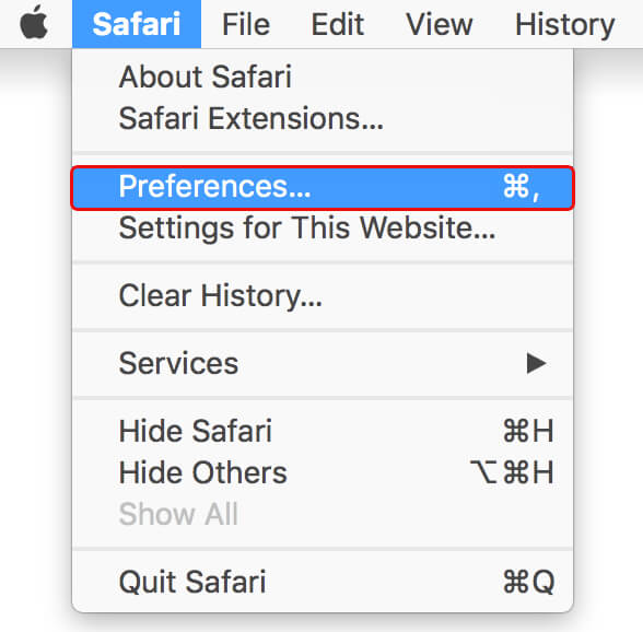 enable JavaScript in Safari on Mac from Preferences 