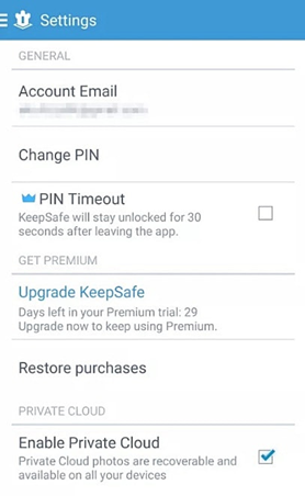 KeepSafe- Enable Private Cloud