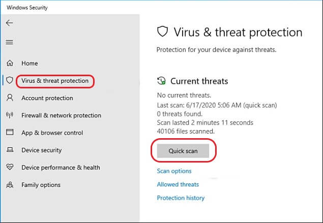 Current-threats-quick-scan