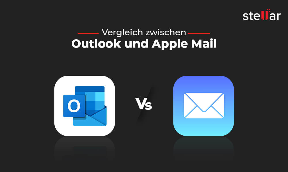 Vergleich zwischen Outlook und Apple Mail