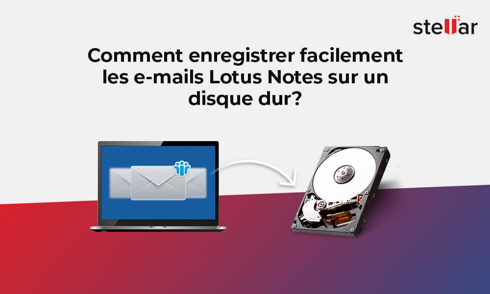 Wie speichert man Lotus Notes-E-Mails auf der Festplatte auf einfache Weise?