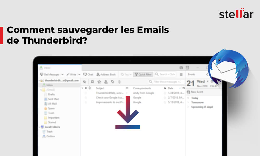 Comment sauvegarder les Emails de Thunderbird?