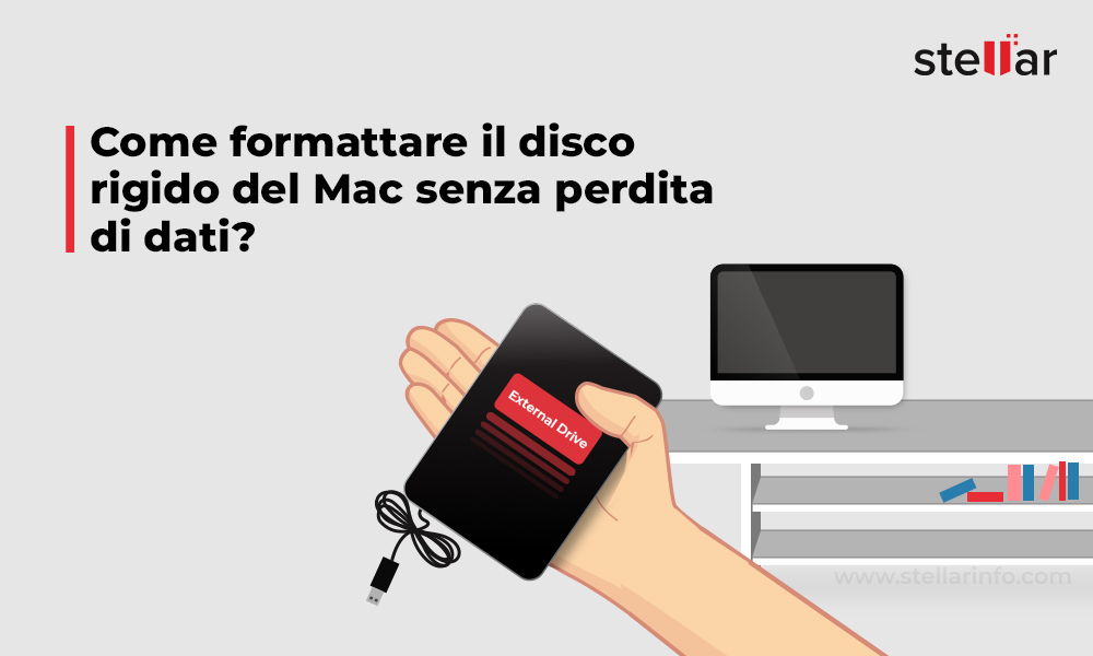 Come formattare il disco rigido del Mac senza perdita di dati?