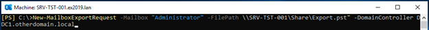 DomainController Parameter