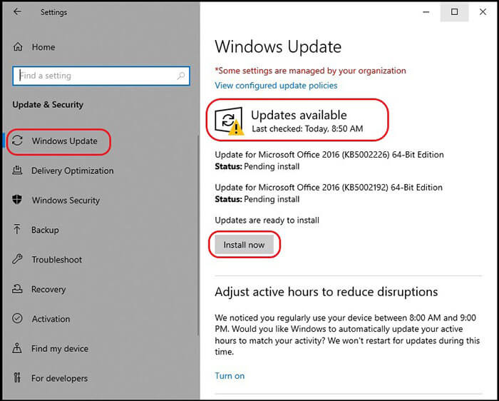 Windows-updates-install-now