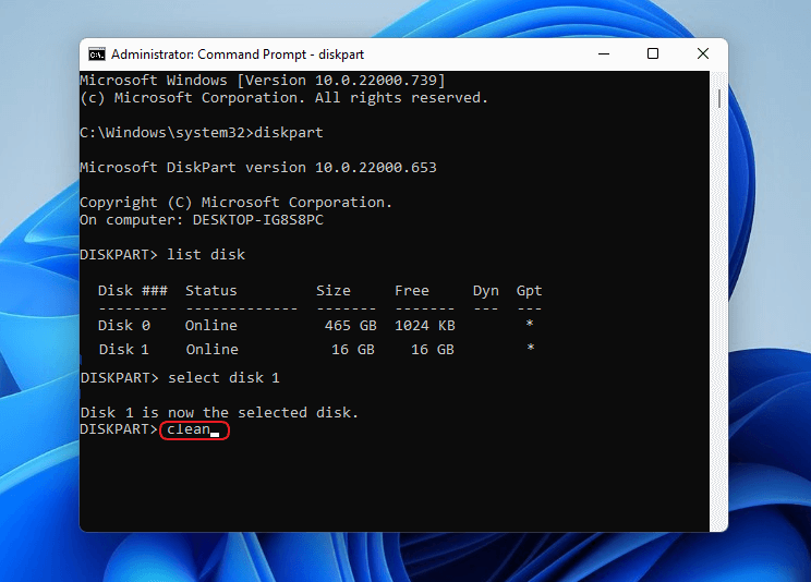 cmd-format-usb-drive