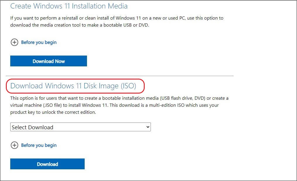 Create a bootable USB key to install Windows 11 - Windows