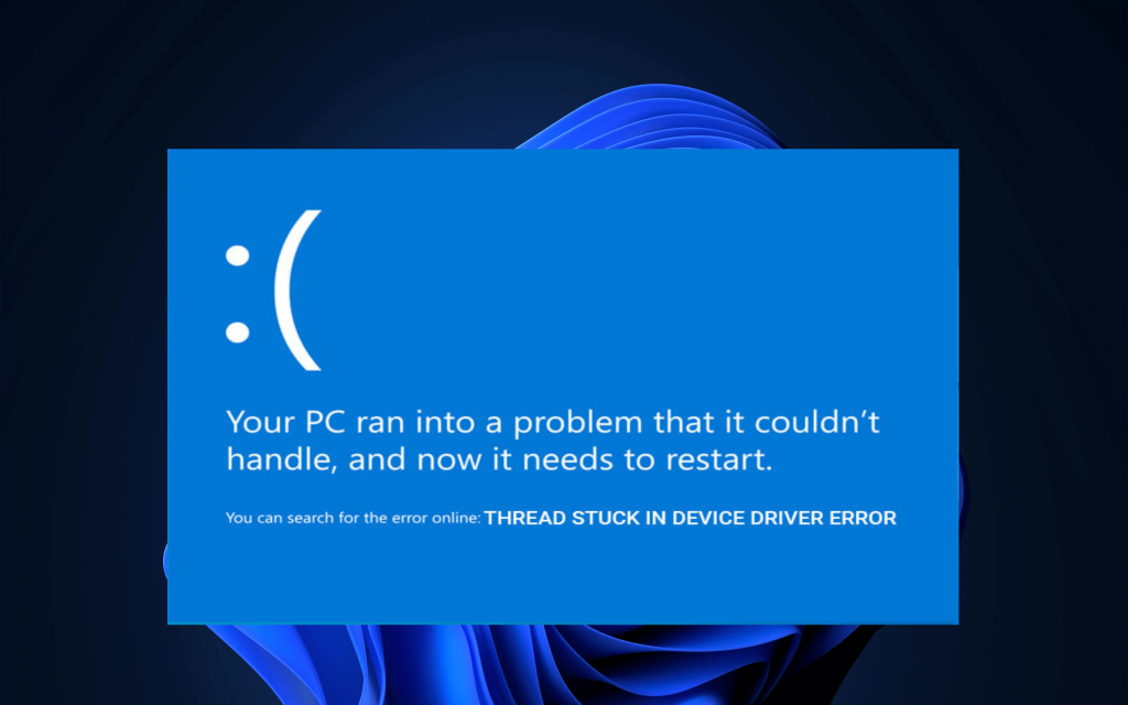 thread-stuck-in-device-driver-error-windows-11
