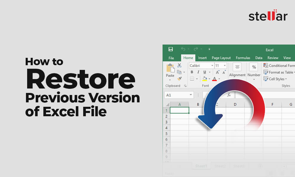 How to Restore Previous Version of Excel File?