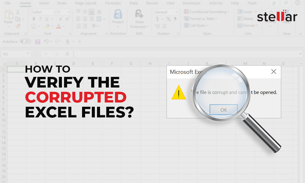 How to Verify the Corrupted Excel files?