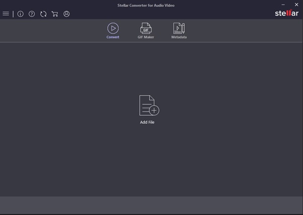 Stellar Converter for Audio Video- Add File