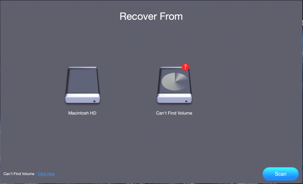 Stellar Data Recovery > Recover From window