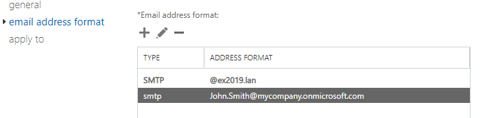 update the policy via mail flow settings